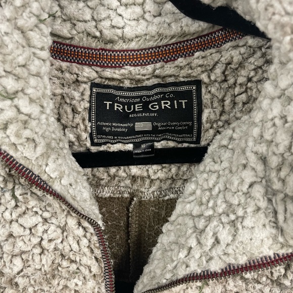 True Grit - Sherpa - Grey Brown - Medium - Picture 2 of 3